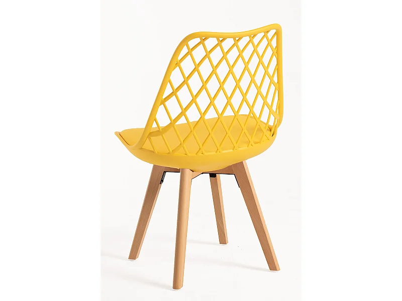 Packs Sillas Comedor - Pack 4 Sillas Mima - Amarillo