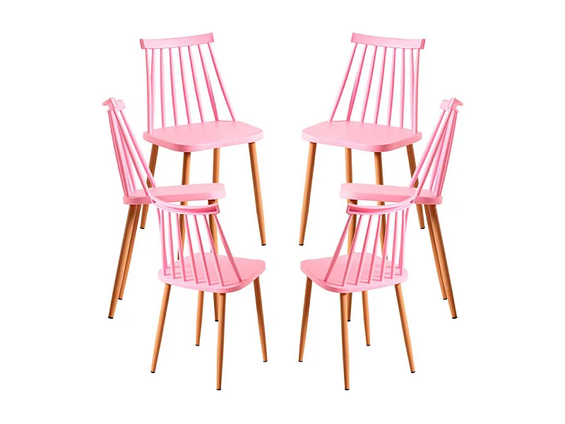 Packs Sillas Comedor - Pack 6 Sillas Bik - Rosa