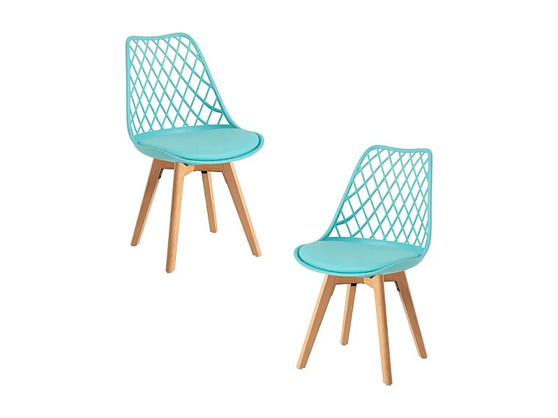 Packs Sillas Comedor - Pack 2 Sillas Mima - Aguamarina