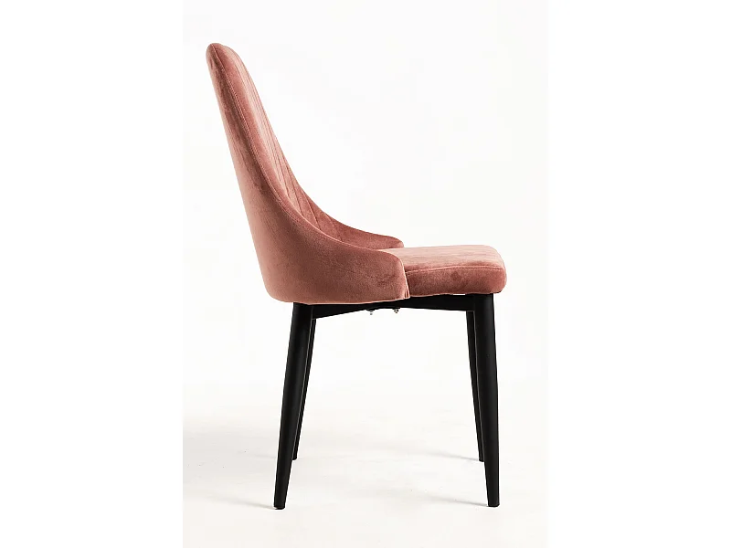 Packs Sillas Comedor - Pack 6 Sillas Kan Terciopelo - Rosa