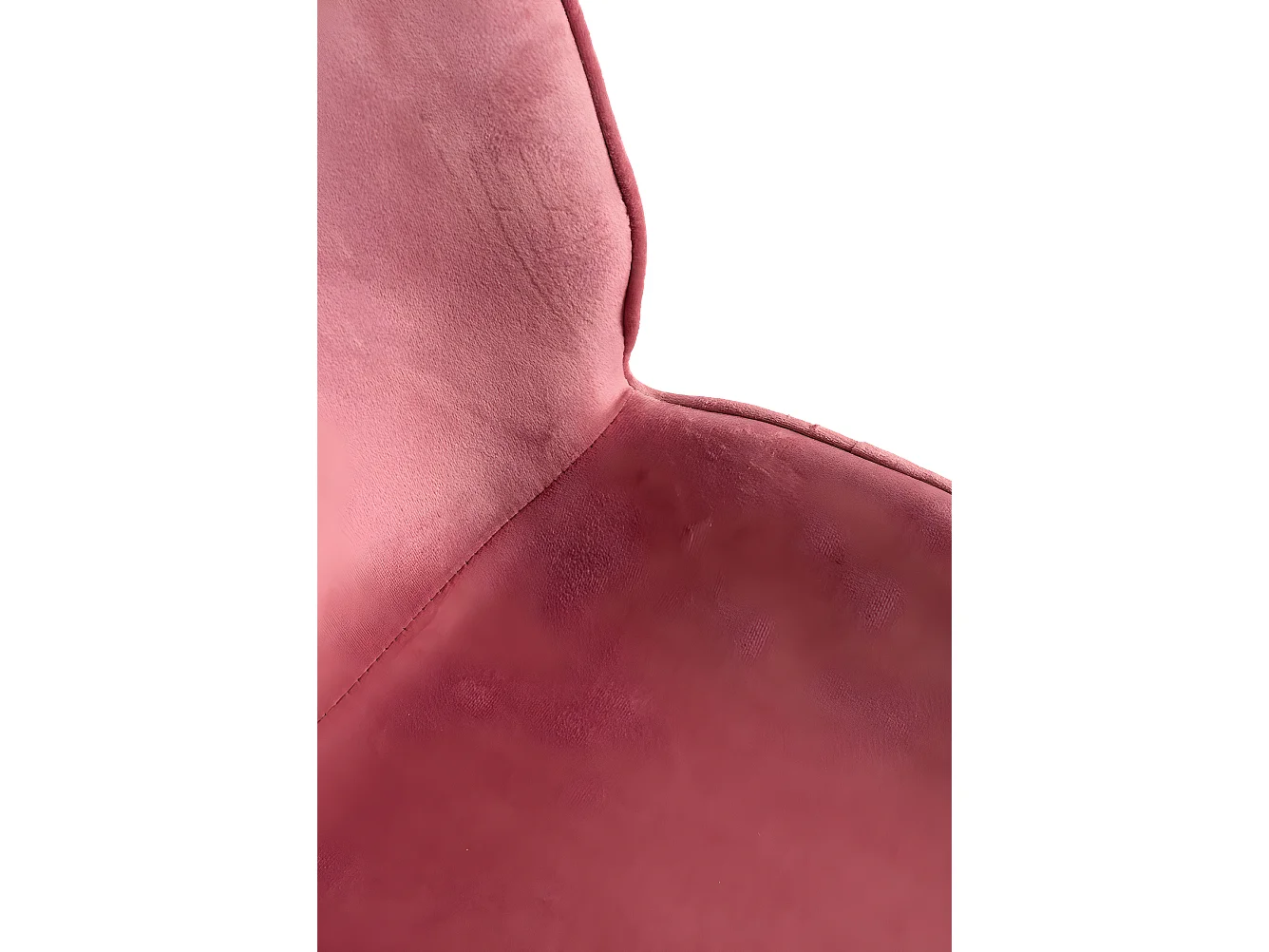 Sillas Comedor - Silla Bille Black Terciopelo - Rosa