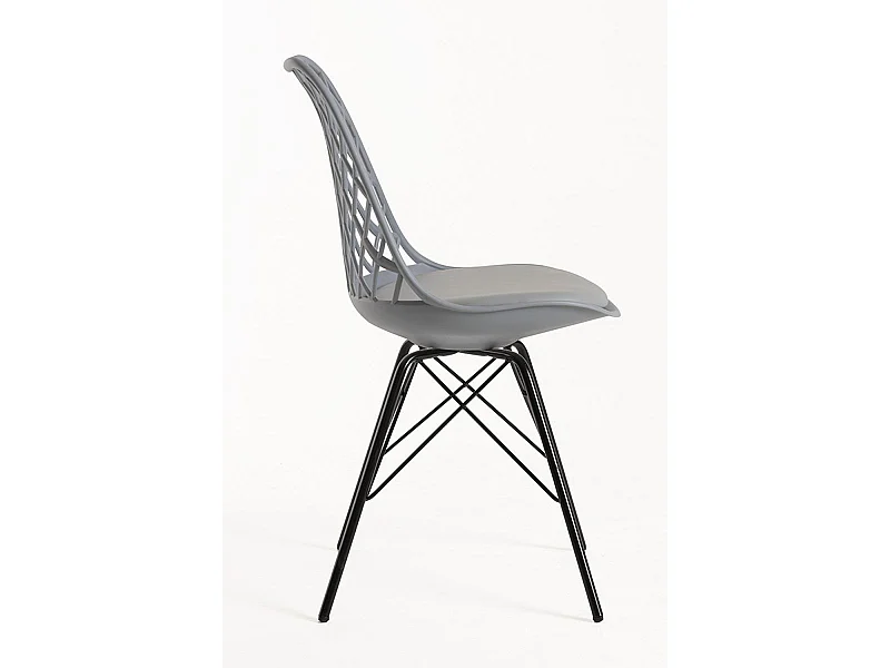 Packs Sillas Comedor - Pack 4 Sillas Iron Mima - Gris claro