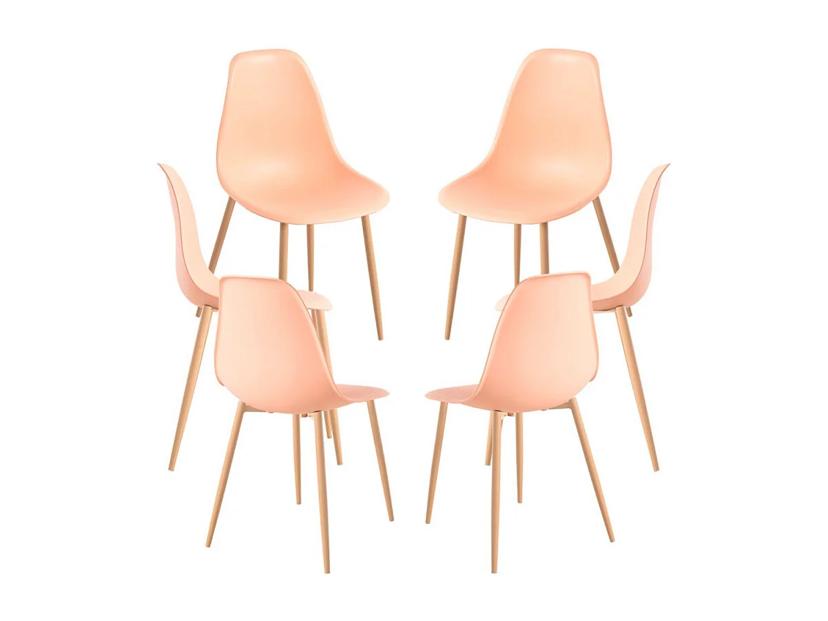 Packs Sillas Comedor - Pack 6 Sillas Mykle - Trigo