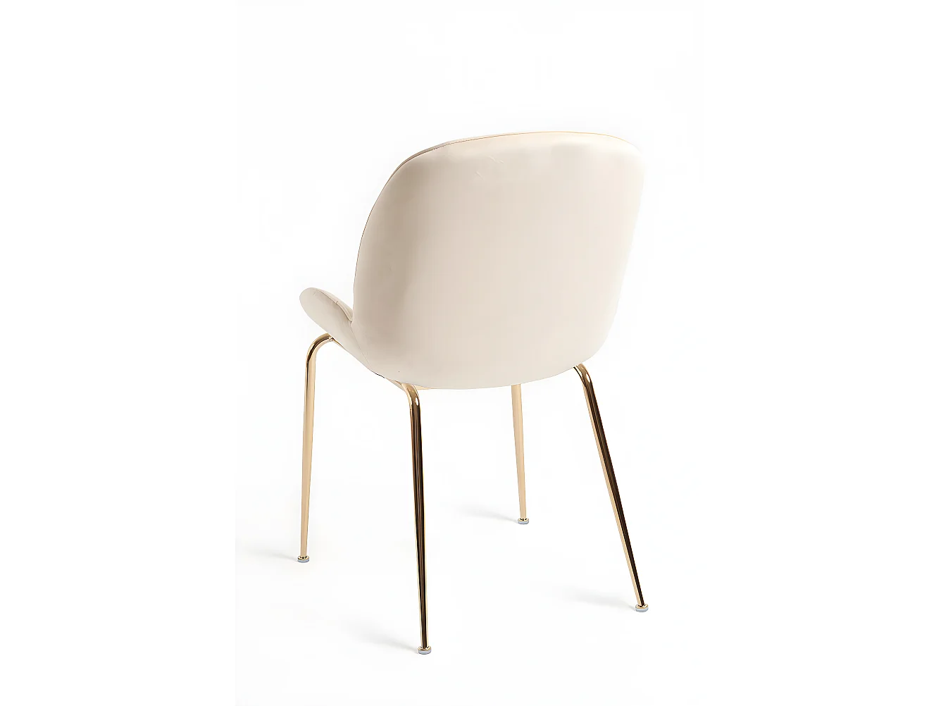 Sillas Comedor - Silla Bille Golden Terciopelo - Beige