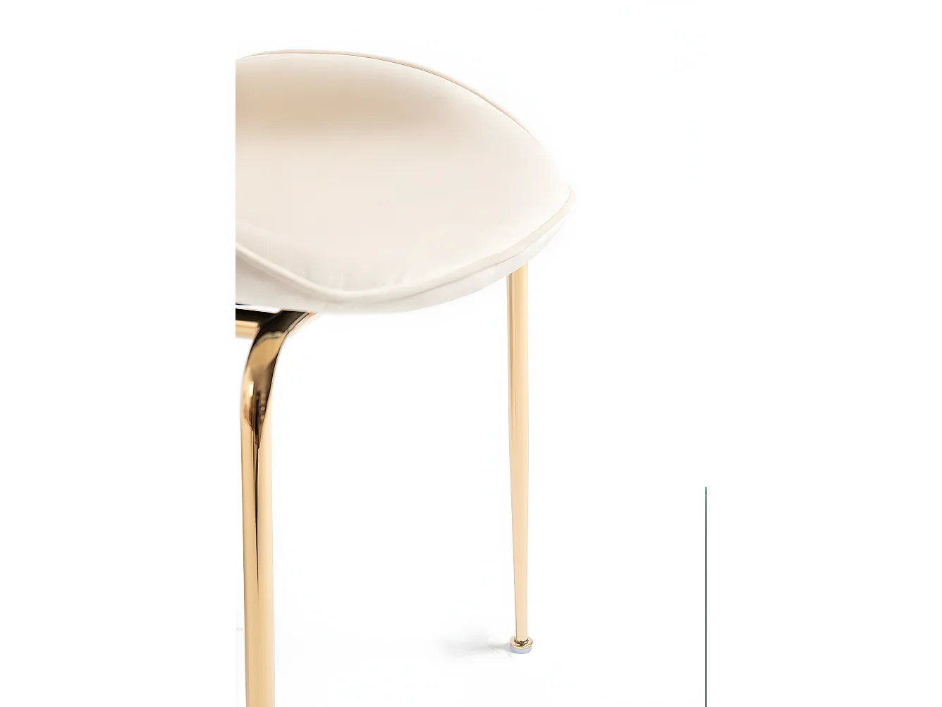 Sillas Comedor - Silla Bille Golden Terciopelo - Beige