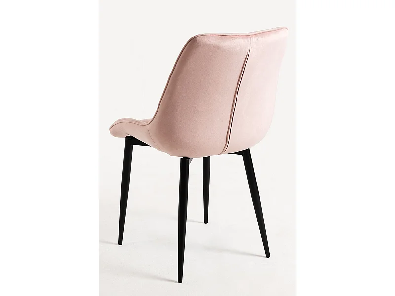 Packs Sillas Comedor - Pack 4 Sillas Cade Terciopelo - Rosa