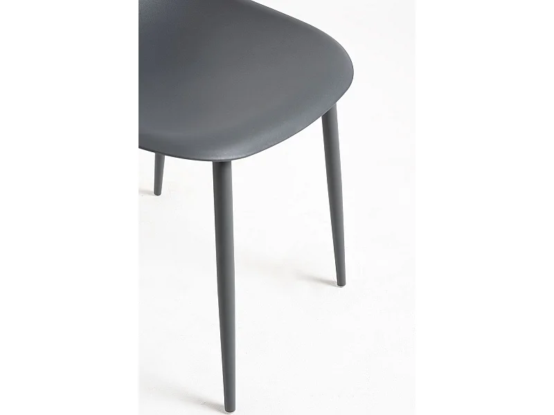 Sillas Comedor - Silla Mykle Total - Gris oscuro