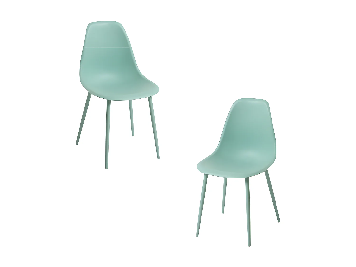 Packs Sillas Comedor - Pack 2 Sillas Mykle Total - Celadón