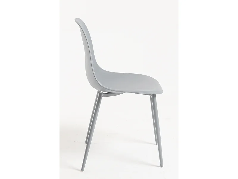 Packs Sillas Comedor - Pack 4 Sillas Mykle Total - Gris claro