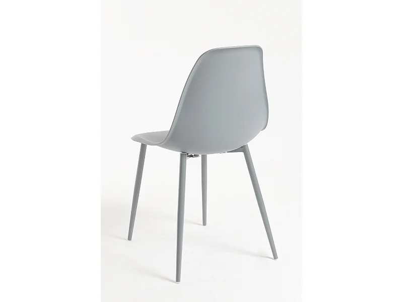 Packs Sillas Comedor - Pack 4 Sillas Mykle Total - Gris claro