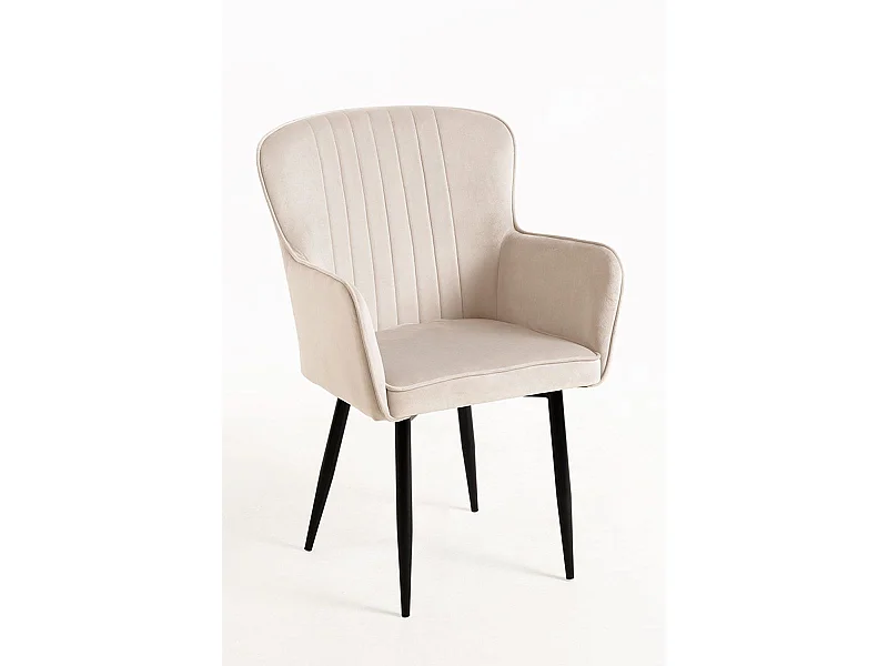 Sillas Comedor - Silla Dalye Terciopelo - Beige