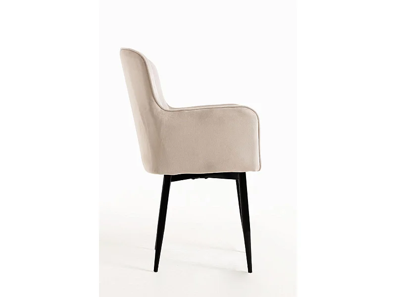 Sillas Comedor - Silla Dalye Terciopelo - Beige