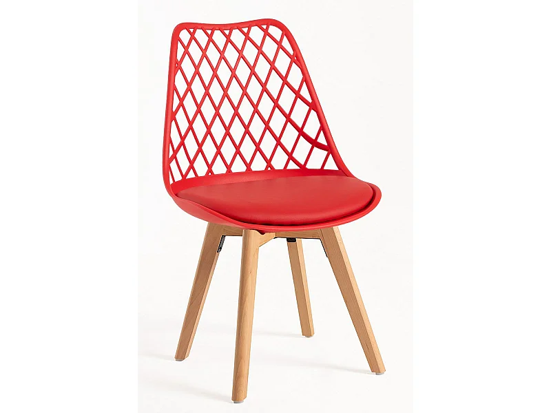 Packs Sillas Comedor - Pack 4 Sillas Mima - Rojo