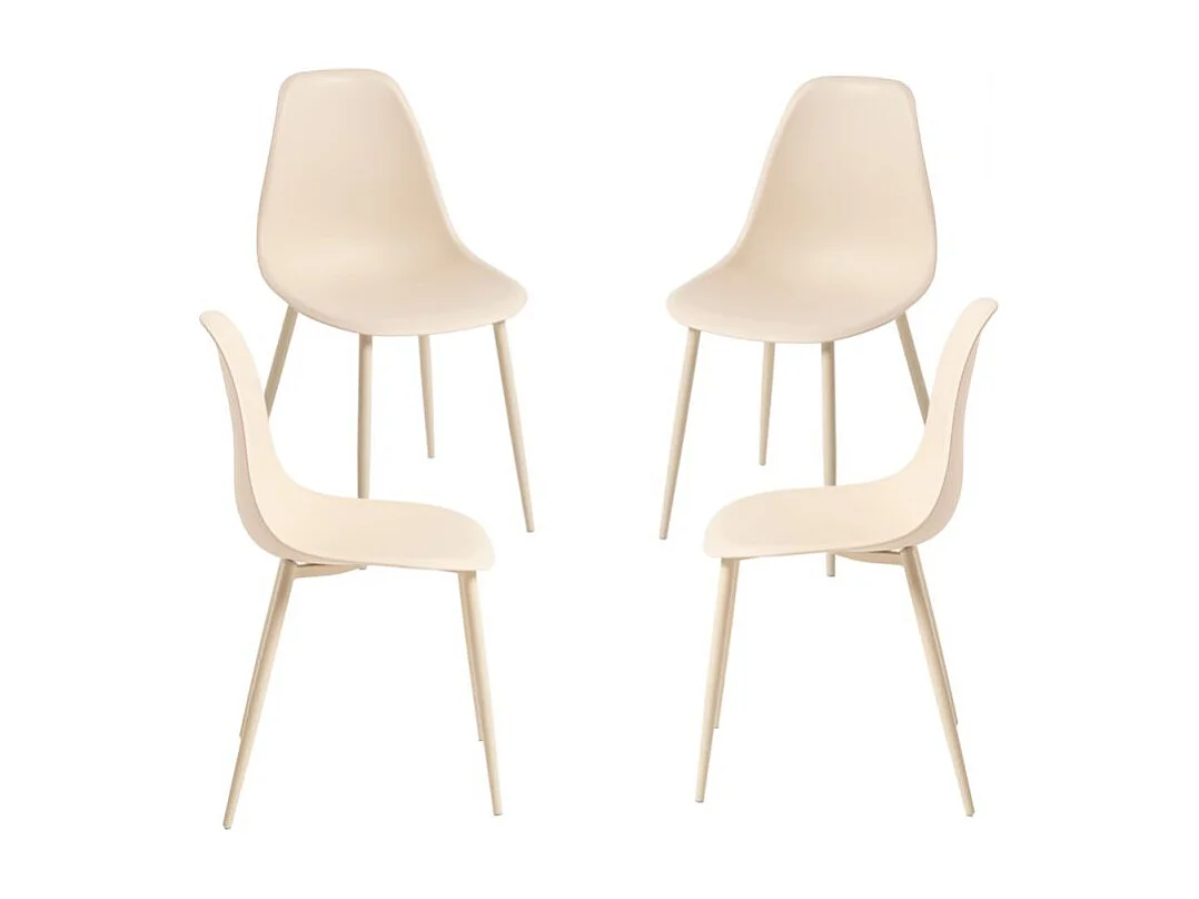 Packs Sillas Comedor - Pack 4 Sillas Mykle Total - Beige