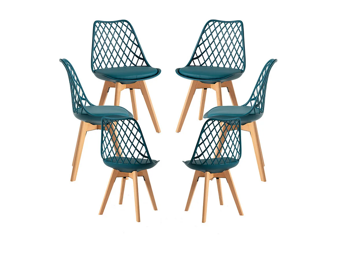 Packs Sillas Comedor - Pack 6 Sillas Mima - Verde azulado