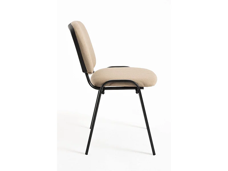 Pack 4 Sillas de Oficina sin ruedas ni brazos Ofis - Máxima Ergonomía - Ideal para Escritorio y Gaming