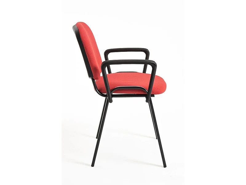 Pack 4 Sillas de Oficina sin ruedas ni brazos Ofis con Brazos - Máxima Ergonomía - Ideal para Escritorio y Gaming