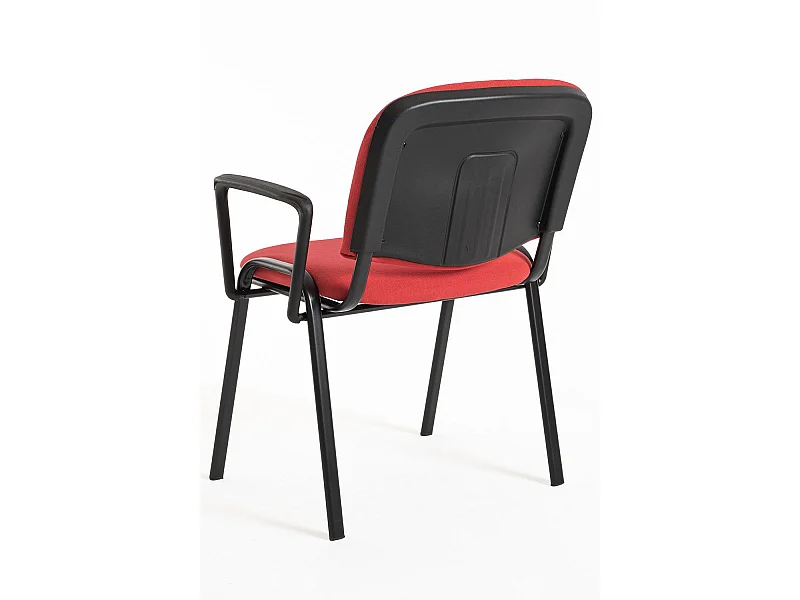 Pack 4 Sillas de Oficina sin ruedas ni brazos Ofis con Brazos - Máxima Ergonomía - Ideal para Escritorio y Gaming