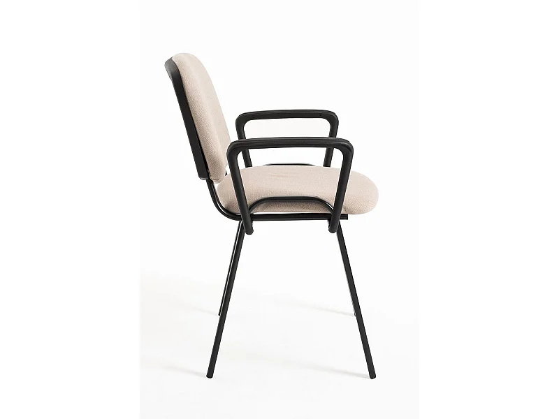 Pack 4 Sillas de Oficina sin ruedas ni brazos Ofis con Brazos - Máxima Ergonomía - Ideal para Escritorio y Gaming