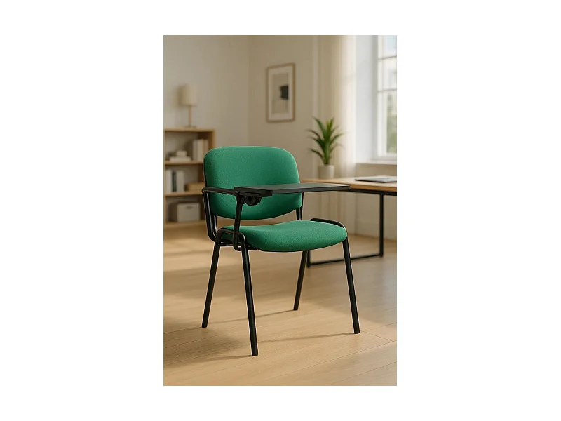 Pack 4 Sillas de Oficina sin ruedas ni brazos Ofis con Pala - Máxima Ergonomía - Ideal para Escritorio y Gaming