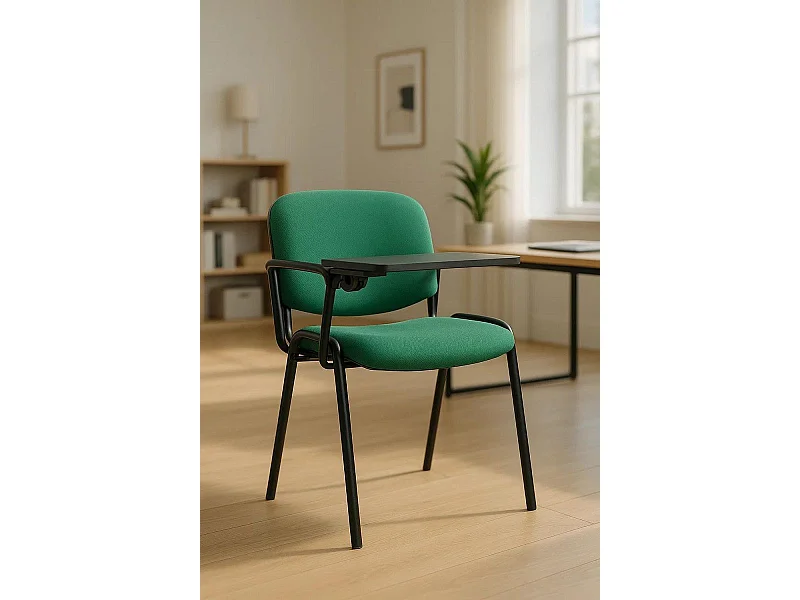 Pack 4 Sillas de Oficina sin ruedas ni brazos Ofis con Pala - Máxima Ergonomía - Ideal para Escritorio y Gaming