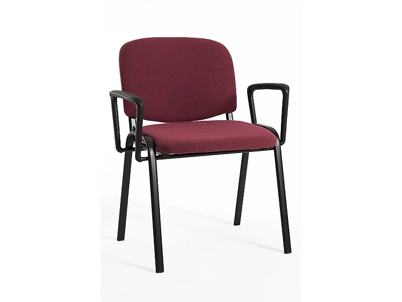 Pack 4 Sillas de Oficina sin ruedas ni brazos Ofis con Brazos - Máxima Ergonomía - Ideal para Escritorio y Gaming