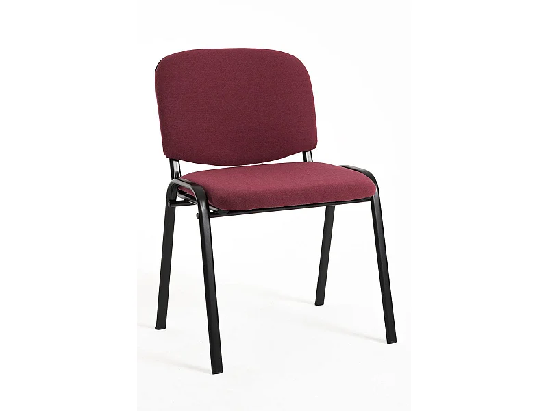 Pack 4 Sillas de Oficina sin ruedas ni brazos Ofis - Máxima Ergonomía - Ideal para Escritorio y Gaming