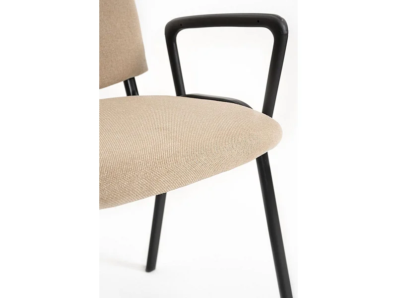 Pack 4 Sillas de Oficina sin ruedas ni brazos Ofis con Brazos - Máxima Ergonomía - Ideal para Escritorio y Gaming