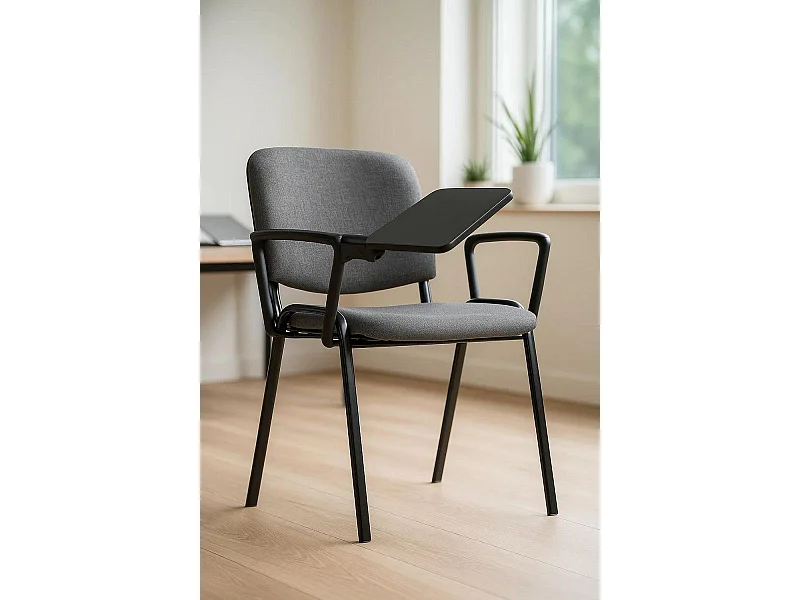 Pack 4 Sillas de Oficina sin ruedas ni brazos Ofis con Pala - Máxima Ergonomía - Ideal para Escritorio y Gaming