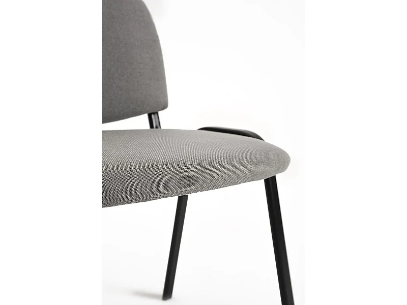 Pack 4 Sillas de Oficina sin ruedas ni brazos Ofis - Máxima Ergonomía - Ideal para Escritorio y Gaming