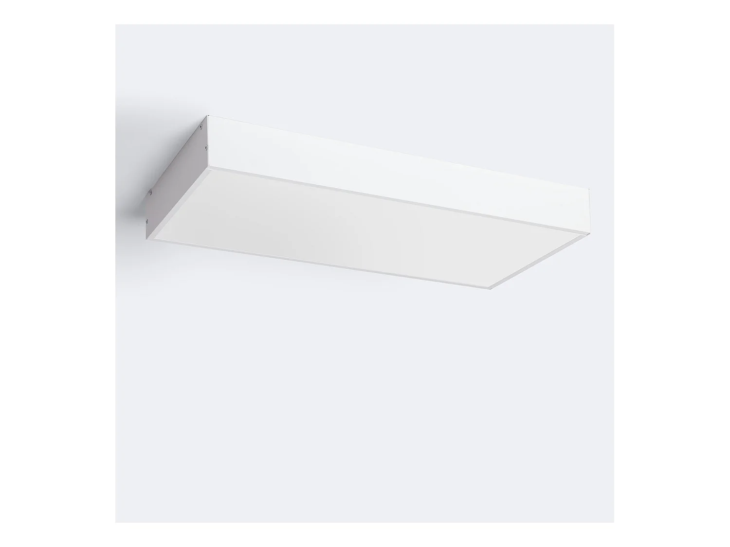 Panel LED 120x60 cm 60W 6000lm LIFUD + Kit de Superficie 4000K LIFUD No Flicker Individual Blanco Neutro