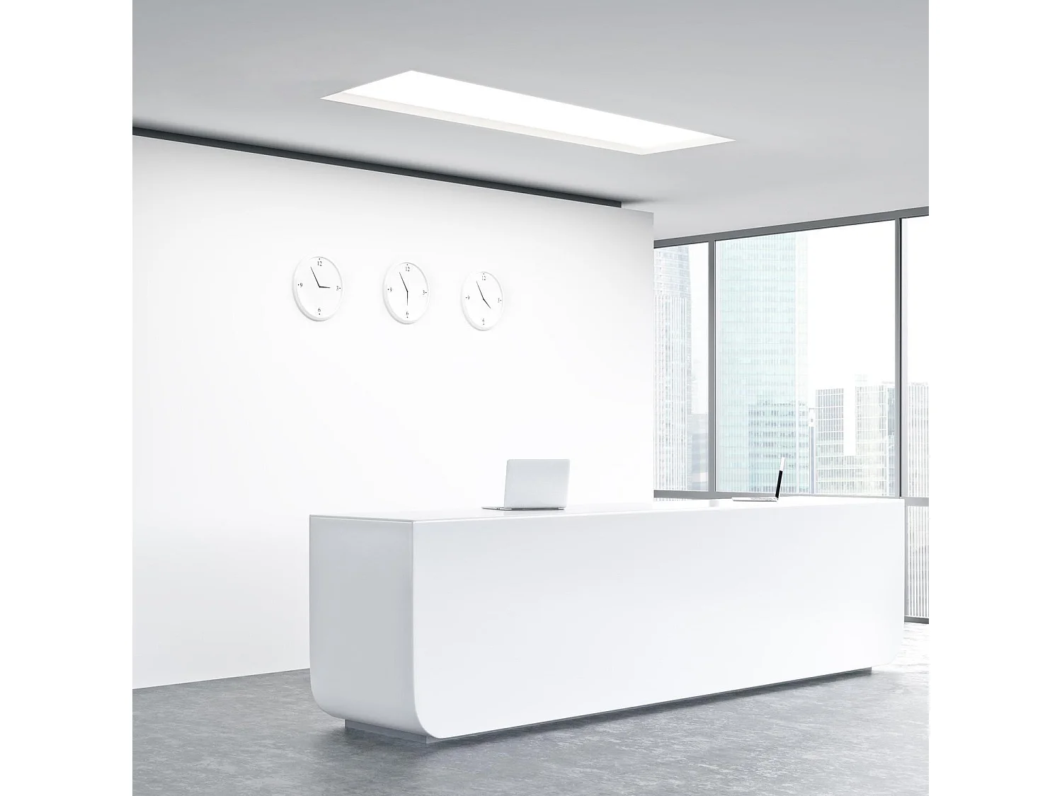 Panel LED 120x30 cm 40W 4000lm Regulable Microprismático (UGR17) 6000K 0-10V Individual Blanco Frío
