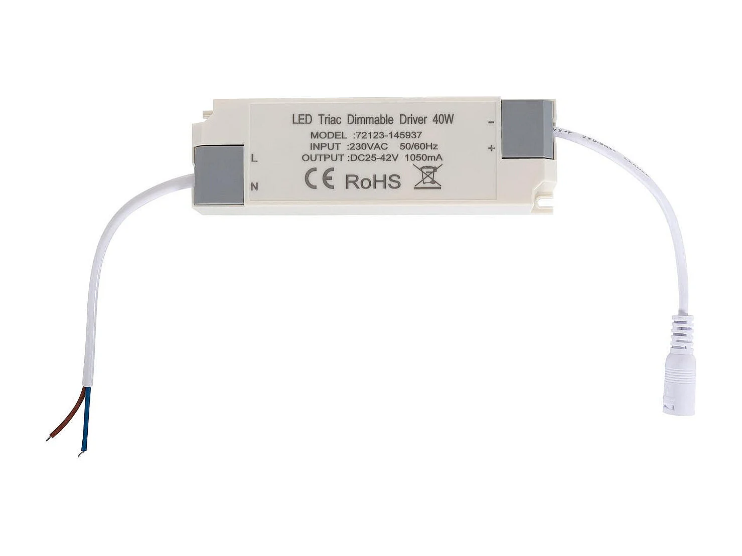 Panel LED 120x30 cm 40W 4000lm Regulable Microprismático (UGR17) 6000K 0-10V Individual Blanco Frío