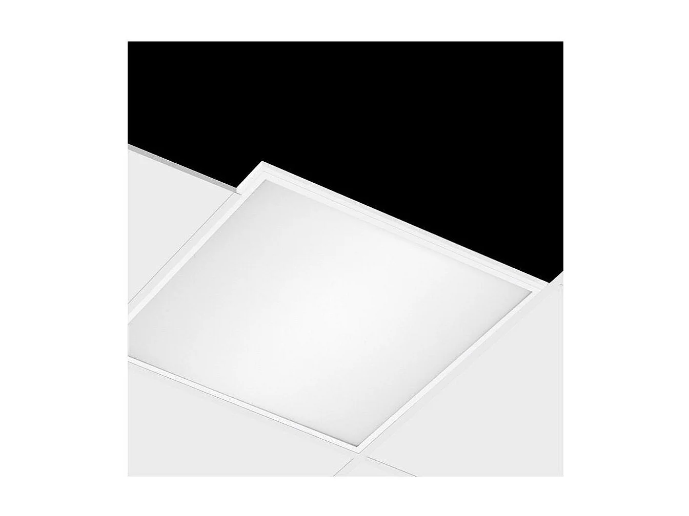 Panel LED 60x60 cm 40W 4000lm Regulable Microprismático (UGR17) 4000K DALI Individual Blanco Neutro