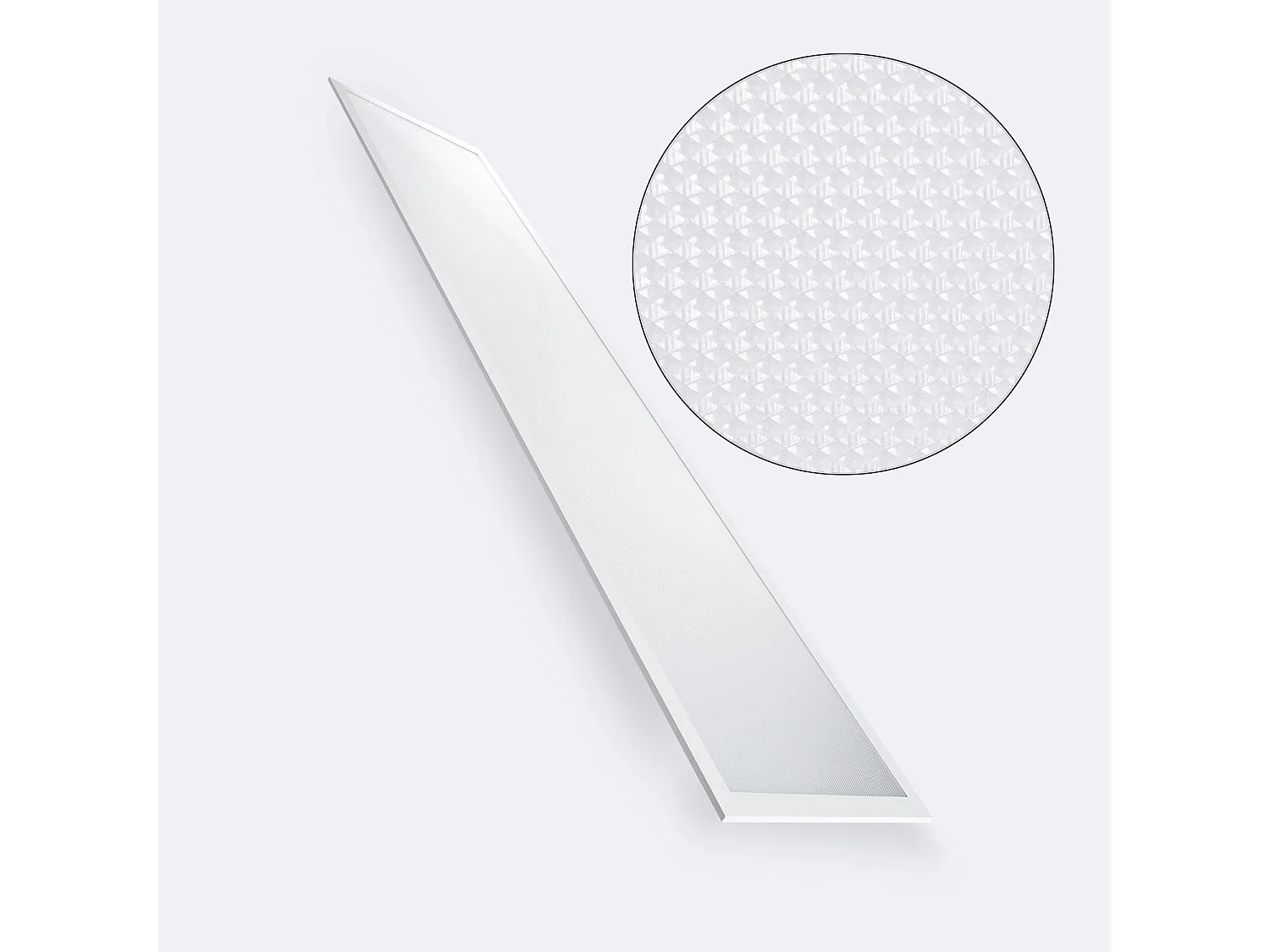 Pannello LED 120x30cm 40W 4000lm Regolabile Microprismatico (UGR17) 3000K Regolabile TRIAC Individuale Bianco Caldo