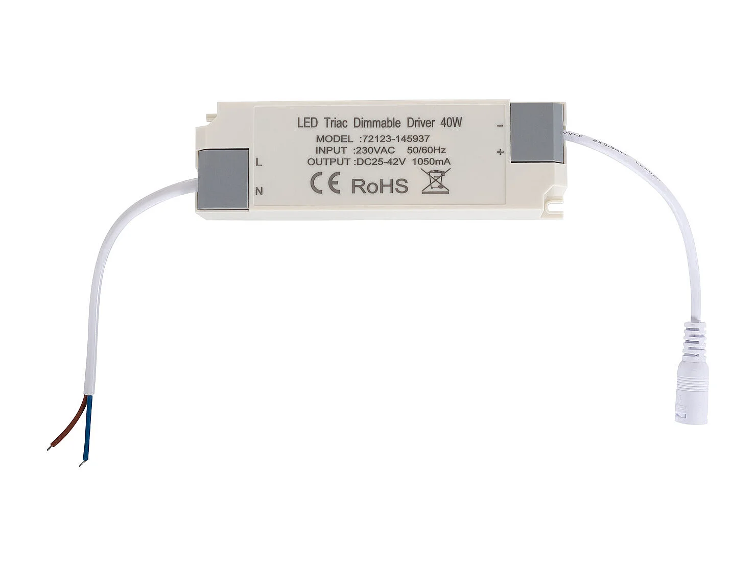 Pannello LED 120x30cm 40W 4000lm Regolabile Microprismatico (UGR17) 3000K Regolabile TRIAC Individuale Bianco Caldo