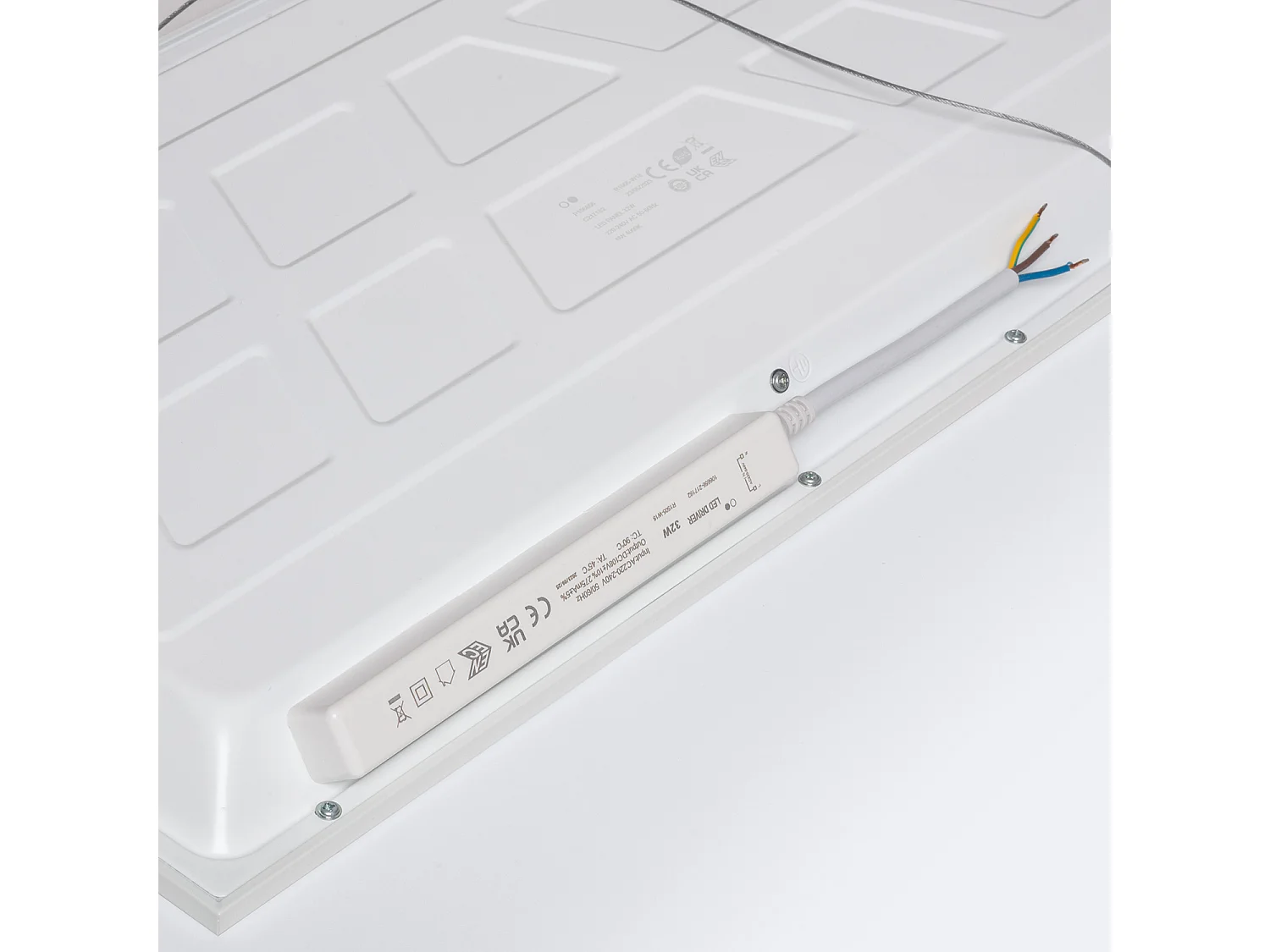 Panel LED 60x30cm 32W 3200lm Solid No Flicker 3000K Individual Blanco Cálido