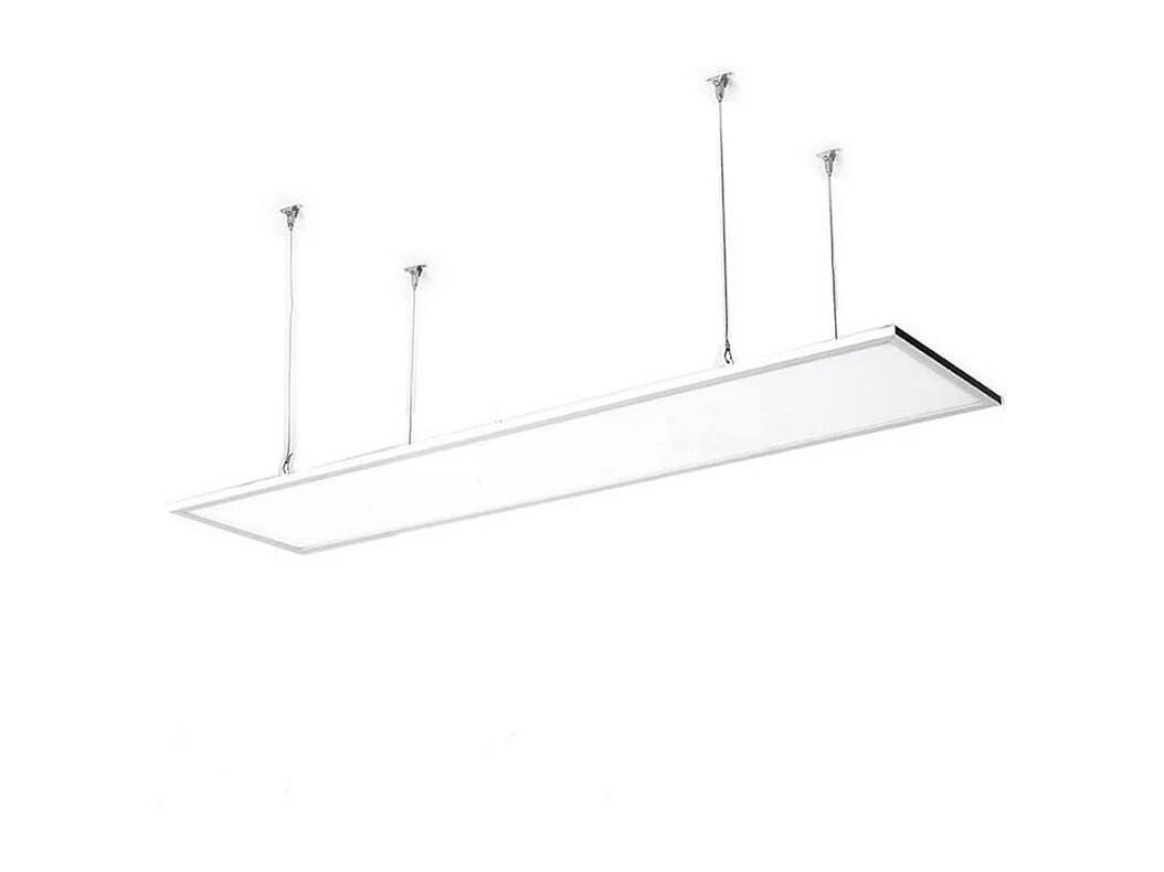 Pannello LED 120x30cm 40W 4000lm + Kit di Sospensione 3000K LIFUD Individuale Bianco Caldo