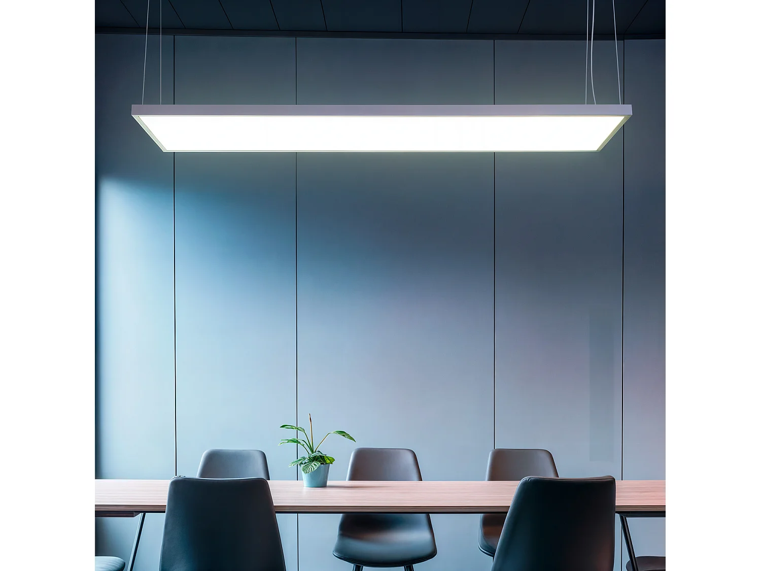 Panel LED 120x60 cm 63W 6300lm + Kit de Suspensión 4000K LIFUD No Flicker Individual Blanco Neutro