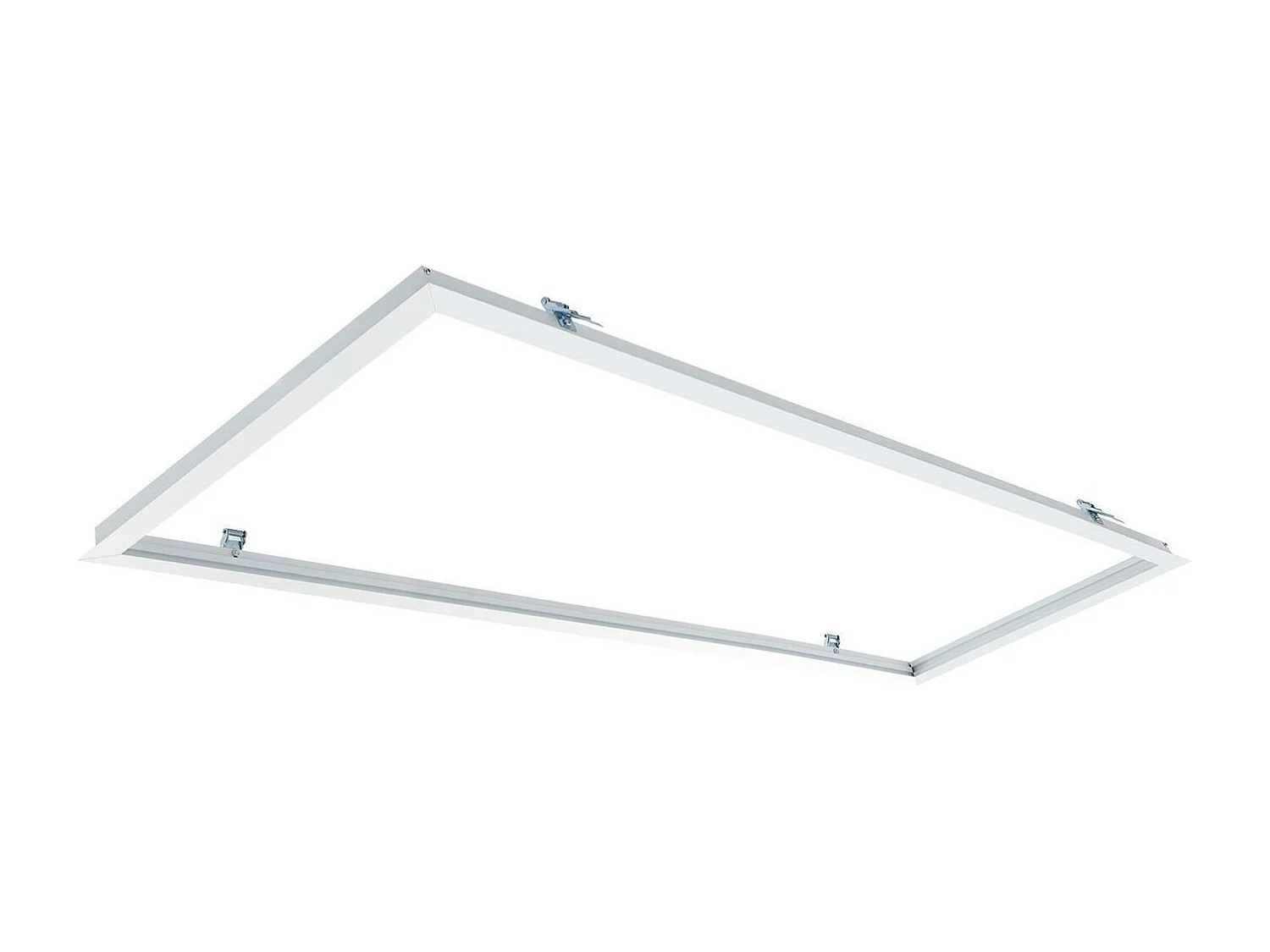 Cornice a Incasso per Pannelli LED 120x30 cm Bianco