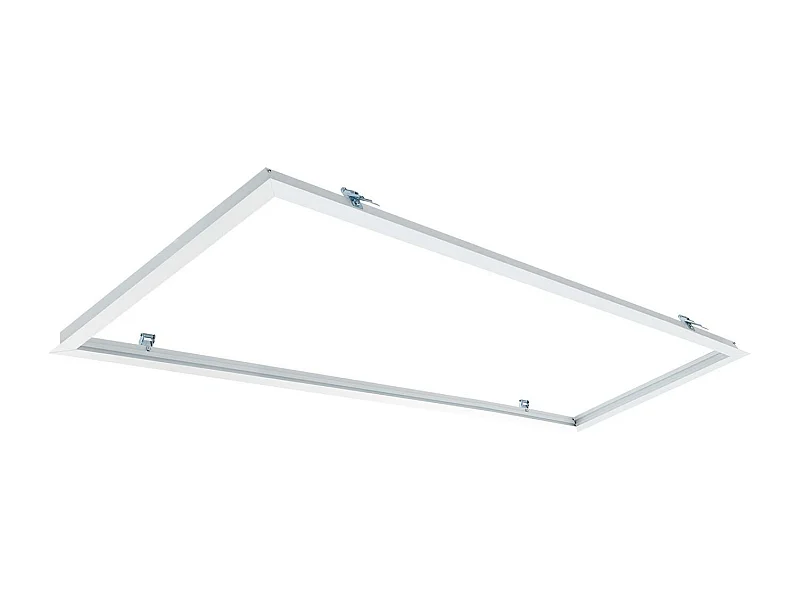 Marco Empotrable para Paneles LED 120x30 cm Blanco