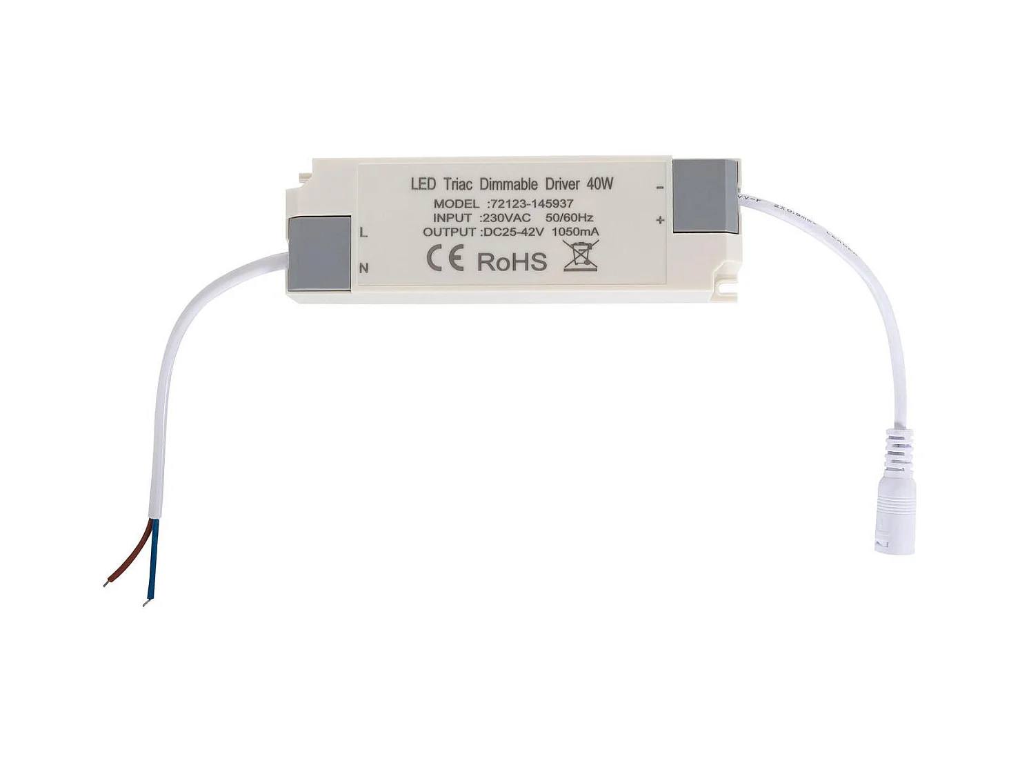 Pannello LED 120x30cm 40W 4000lm Regolabile Microprismatico (UGR17) 6000K Regolabile Dali Individuale Bianco Freddo