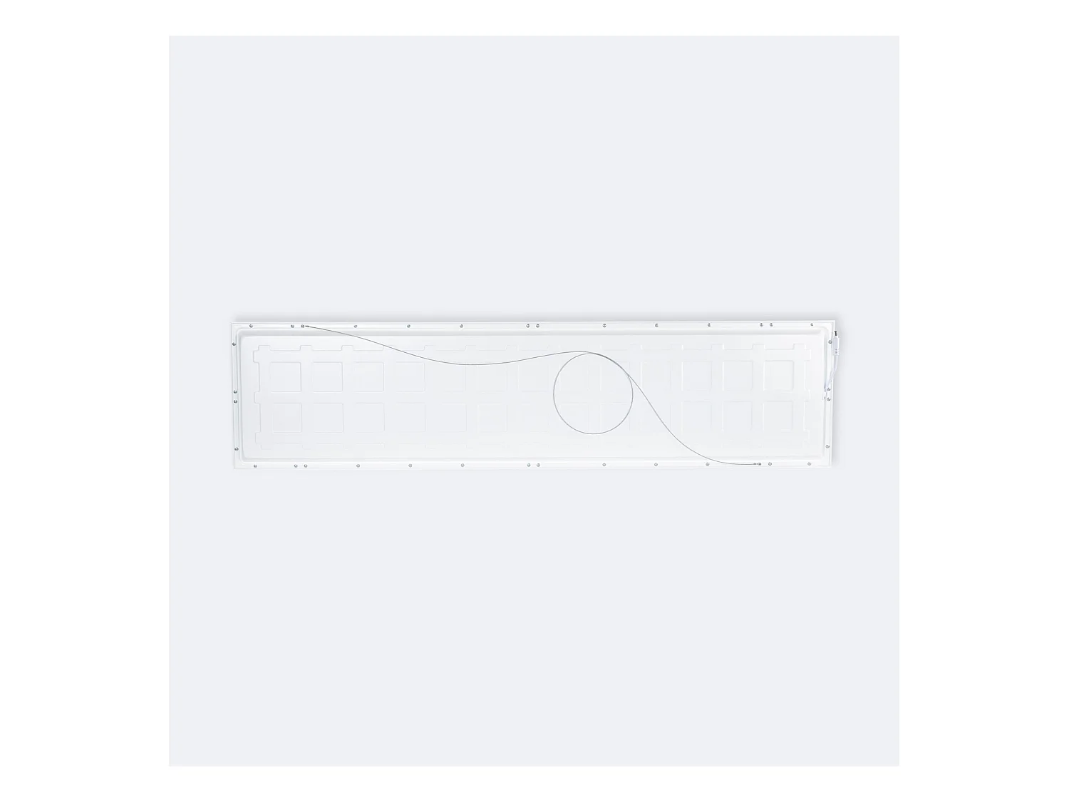 Pannello LED 120x30cm 40W 4000lm Regolabile Microprismatico (UGR17) 6000K Regolabile Dali Individuale Bianco Freddo