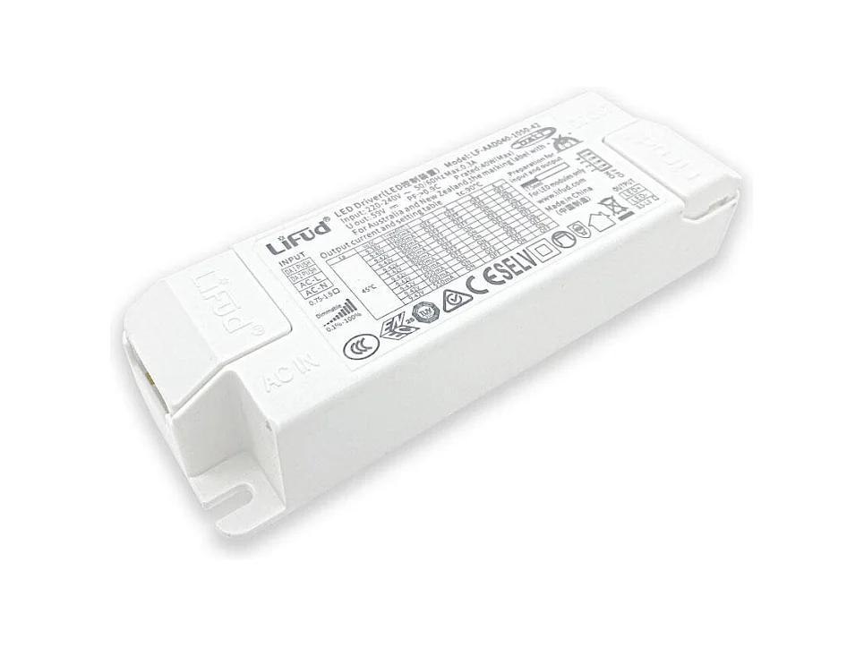 Pannello LED 120x30cm 40W 4000lm Regolabile Microprismatico (UGR17) 6000K Regolabile Dali Individuale Bianco Freddo