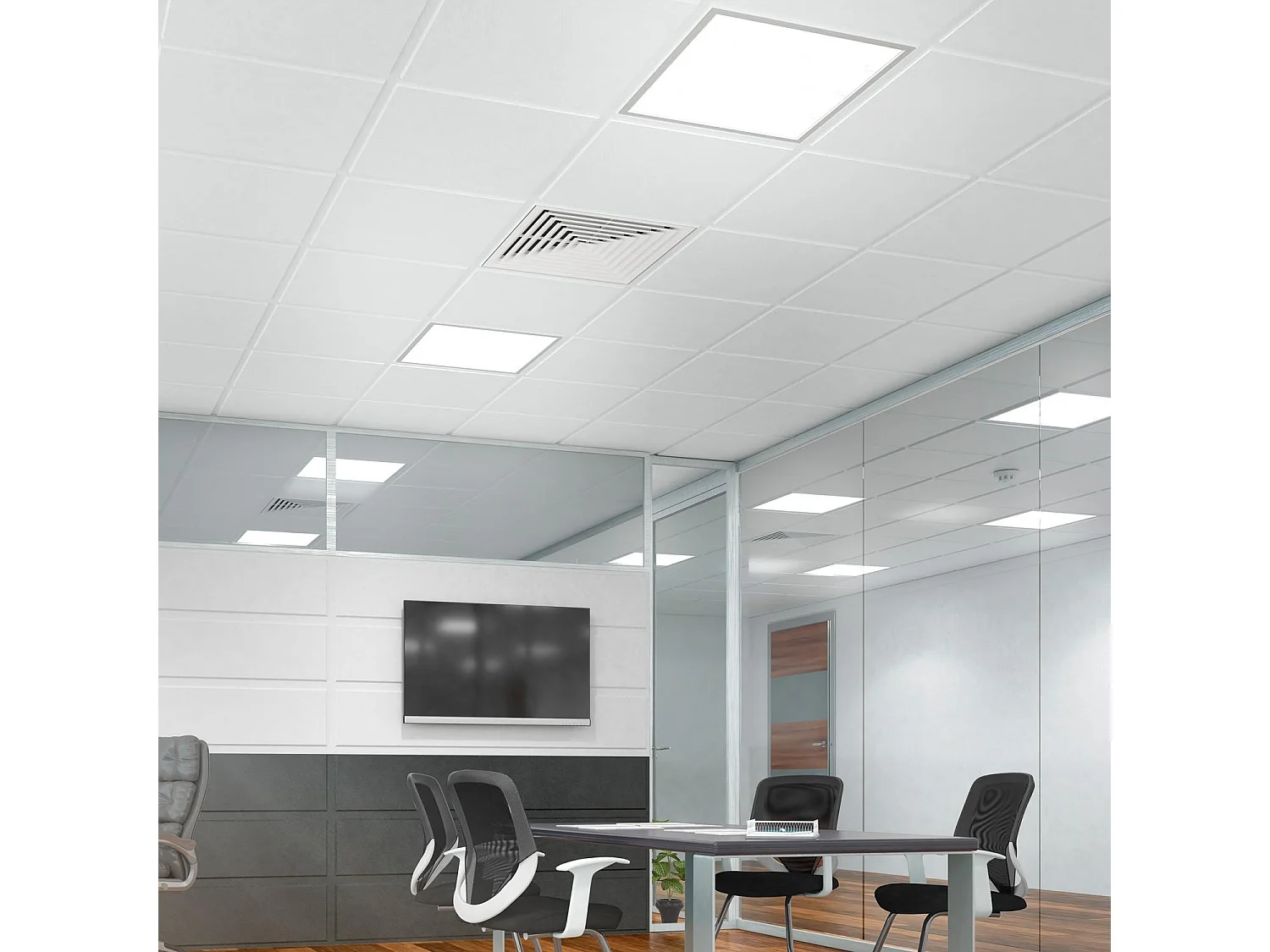 Cornice a Incasso per Pannelli LED 30x30 cm Bianco