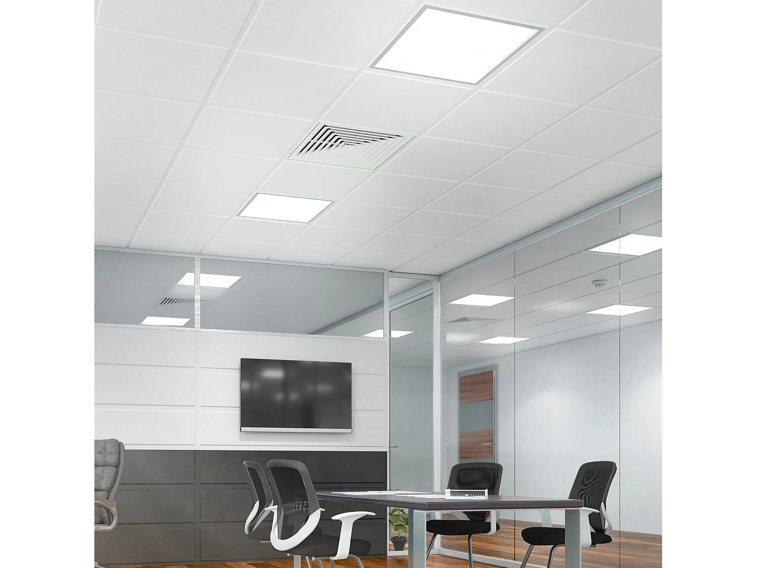 Cornice a Incasso per Pannelli LED 30x30 cm Bianco