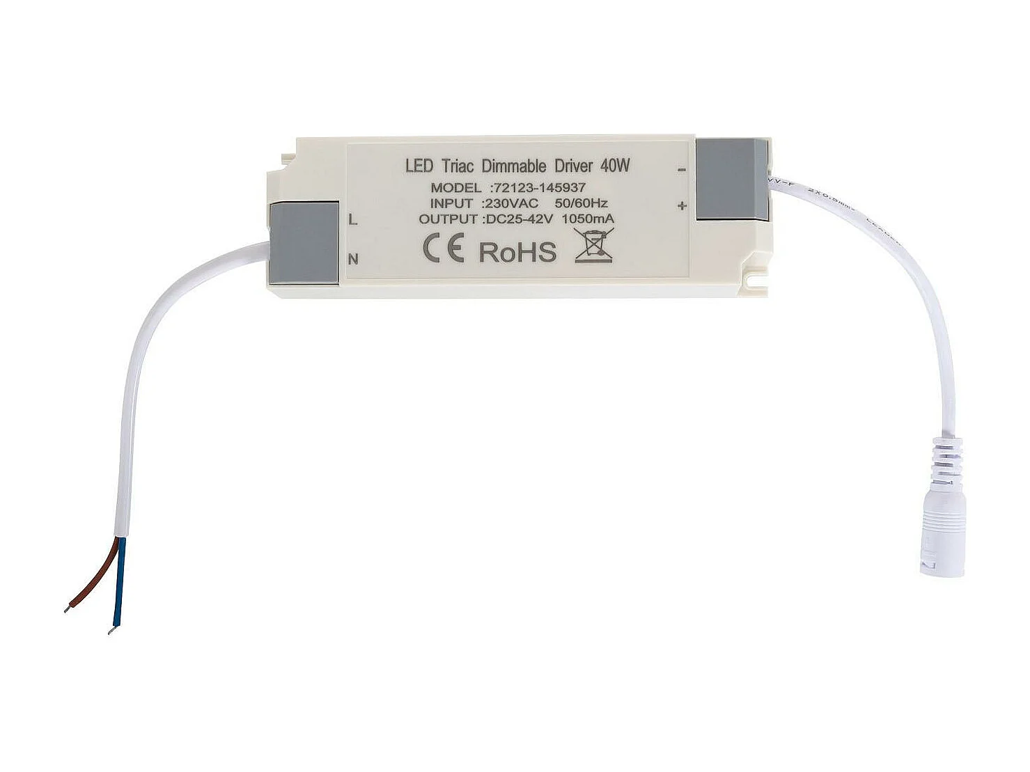 Pannello LED 120x30cm 40W 4000lm Regolabile Microprismatico (UGR17) 3000K Regolabile 0-10V Individuale Bianco Caldo