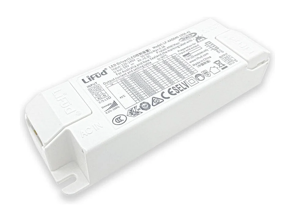 Pannello LED 120x30cm 40W 4000lm Regolabile Microprismatico (UGR17) 3000K Regolabile Dali Individuale Bianco Caldo