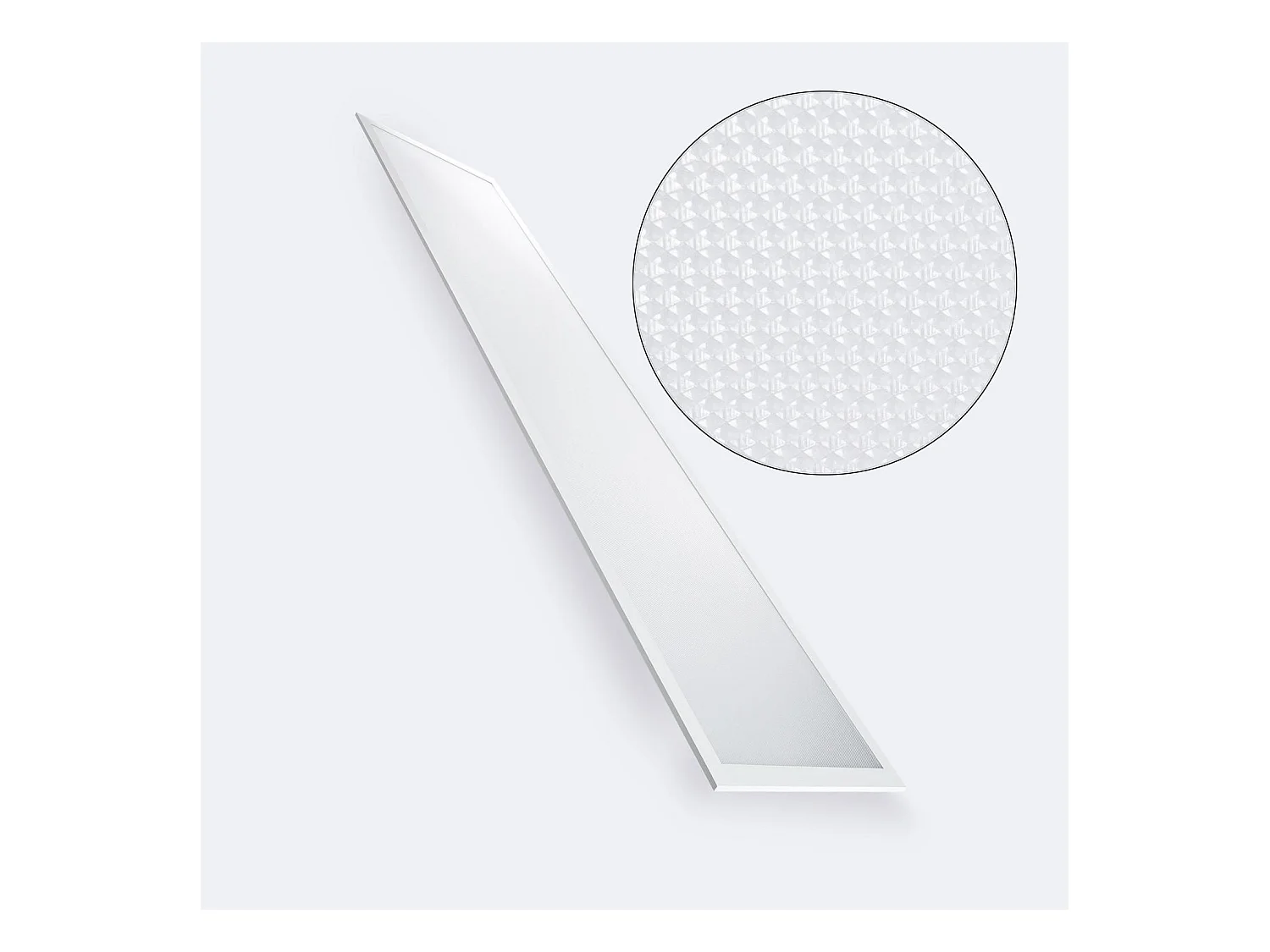 Pannello LED 120x30cm 40W 4000lm Regolabile Microprismatico (UGR17) 6000K Regolabile TRIAC Individuale Bianco Freddo
