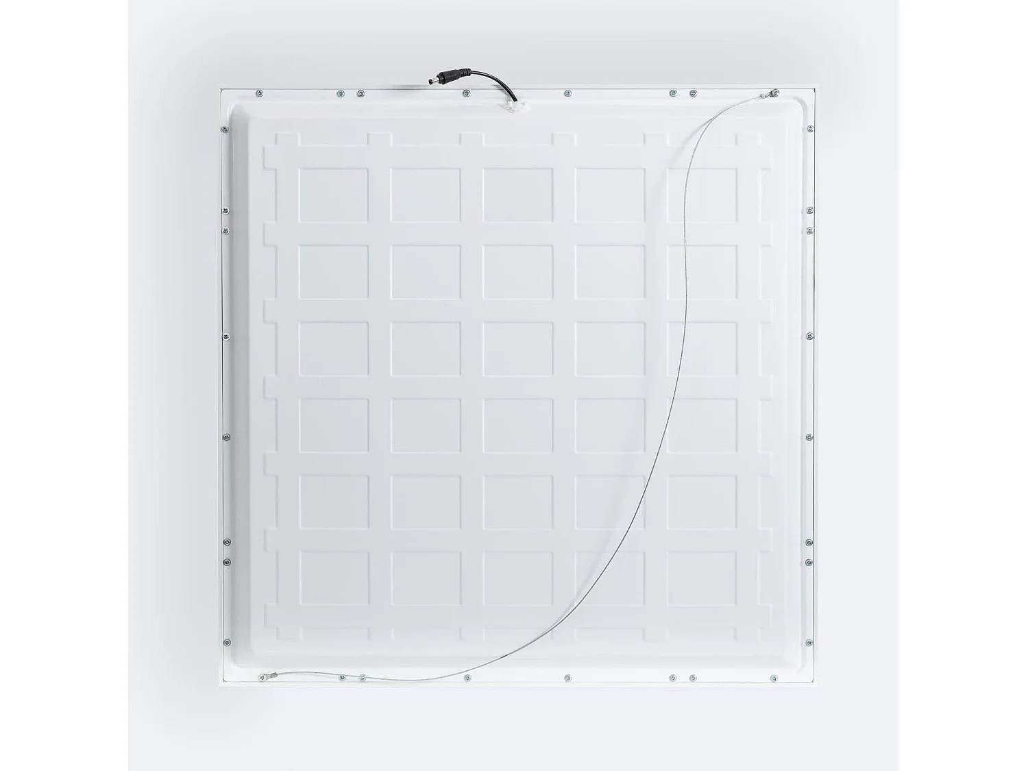 Panel LED 60x60 cm 40W 4000lm + Kit de Empotrar No Flicker 3000K Individual Blanco Cálido